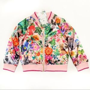 H&M x  Nathalie Lété Girls Satin Jacket 2T NWT